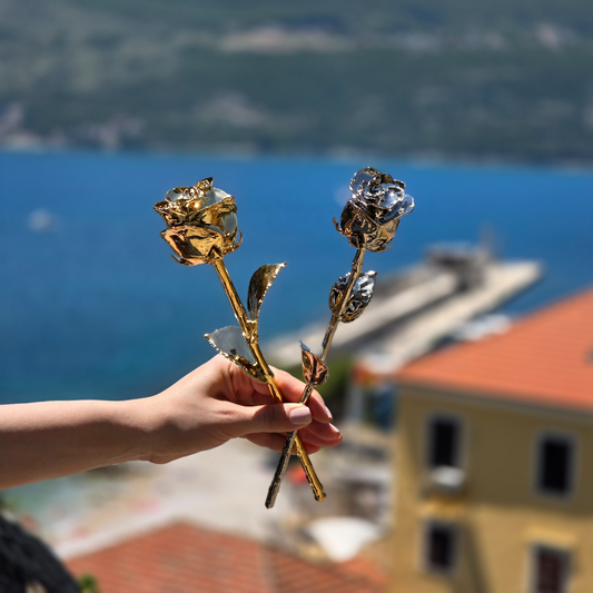 Gold and Platinum Rose Try Luxury Gift