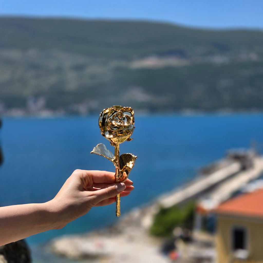 Try Luxury Gift Forever Rose In Close Sea